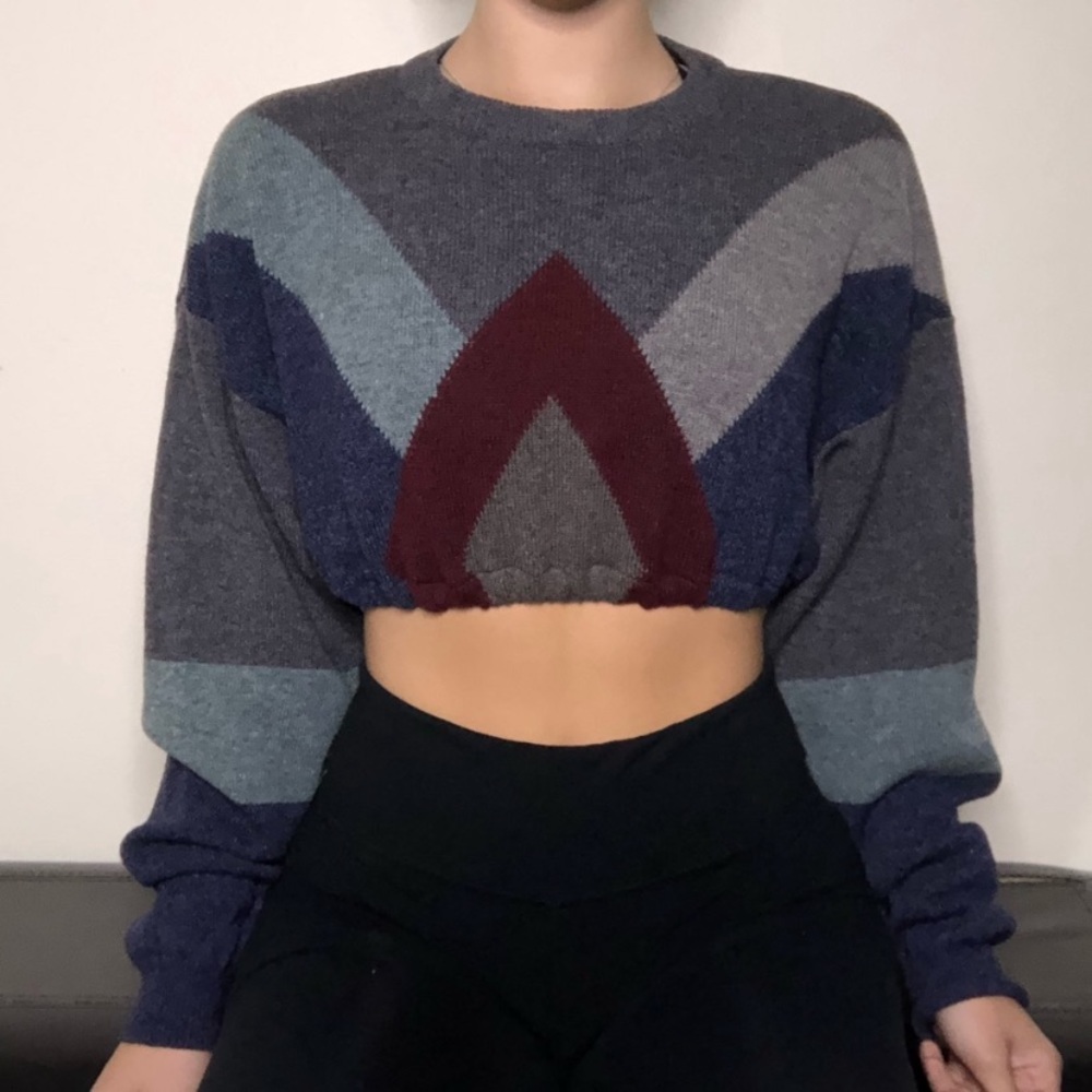 PENDLETON Crop Wool Sweater
